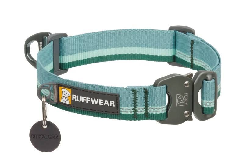 Посилений нашийник для собак зі світловідбивачем Ruffwear Top Rope&trade; 51-66 см Зелений 41866 фото