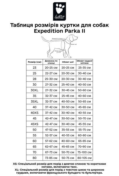 Куртка-парка для собак Hurtta Expedition Parka II Червоний 28 45268 фото