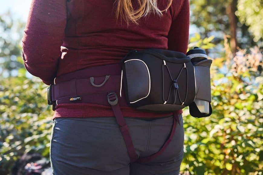 Сумка для аксесуарів собак Belt bag Non-stop dogwear Чорний/Сірий 40281 фото