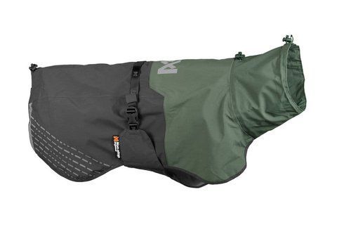 Дождевик для собак Fjord raincoat Non-stop dogwear Зеленый/Серый 90 40962 фото