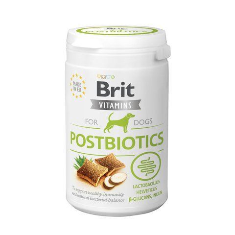 Вітаміни Brit Vitamins Postbiotics для дорослих собак для підтримки імунітету та нормалізації травлення з куркою 150 г 1111174821 фото