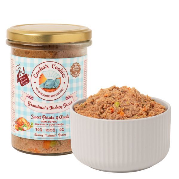 Натуральный влажный корм для собак Cooka's Cookies Grandma&rsquo;s&nbsp;Beef Stew Индейка на пару 400 г 45369 фото