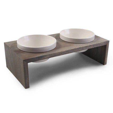 Миски на подставке Wolters Foodstation Gohan 2 x 0,4 л S Серый 32318 фото