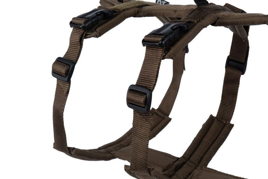 Удлиненная шлея для собак Line harness long WD Non-stop dogwear Оливковый 4 40802 фото