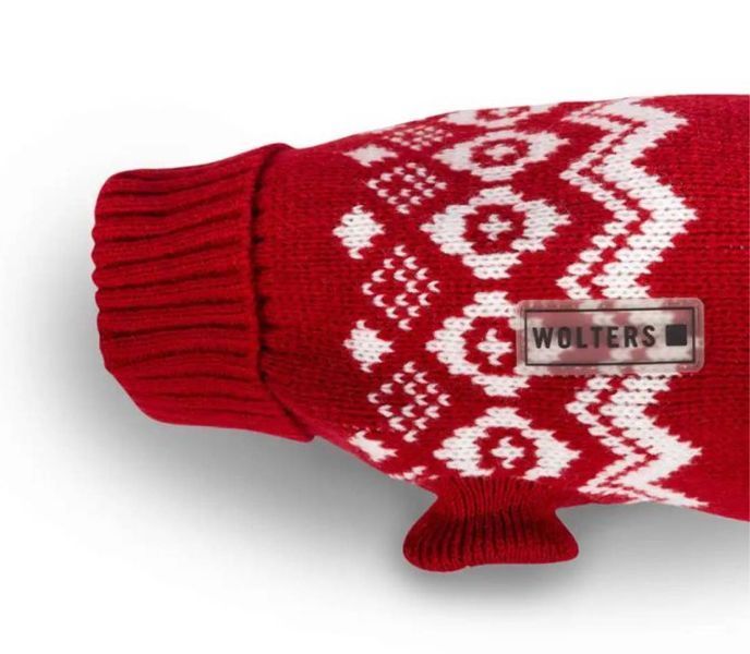 Светр в'язаний для собаки Wolters Norwegian 25 см Червоний 28426 фото