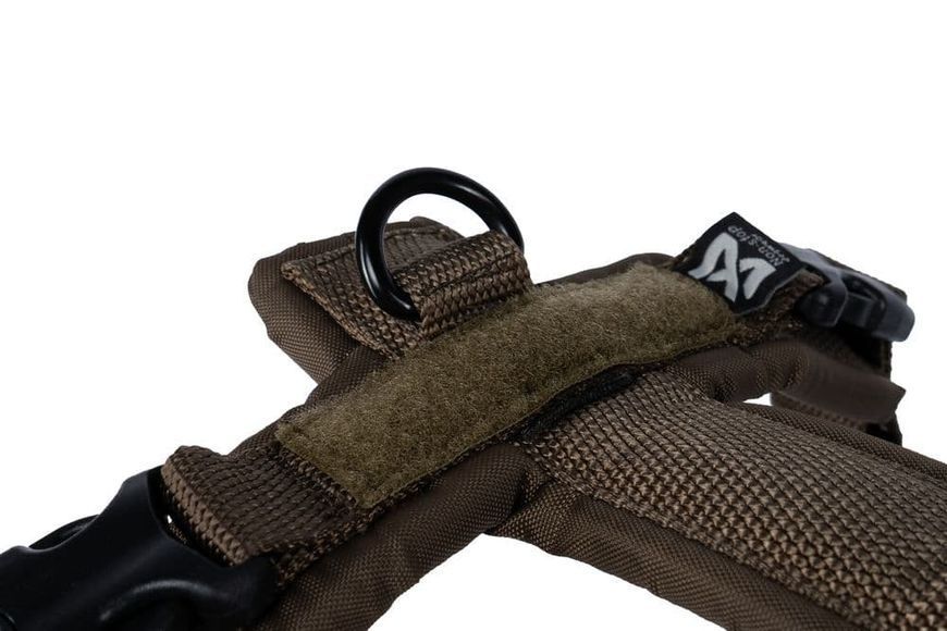 Подовжена шлейка для собак Line harness long WD Non-stop dogwear Оливковий 5 40803 фото