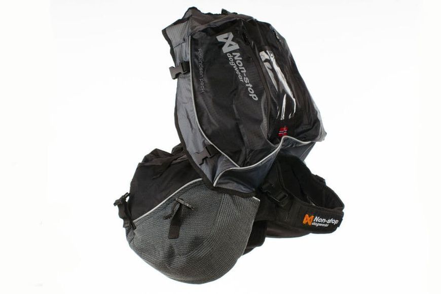 Рюкзак для собак Amundsen pack Non-stop dogwear Чорний/Сірий M 40487 фото